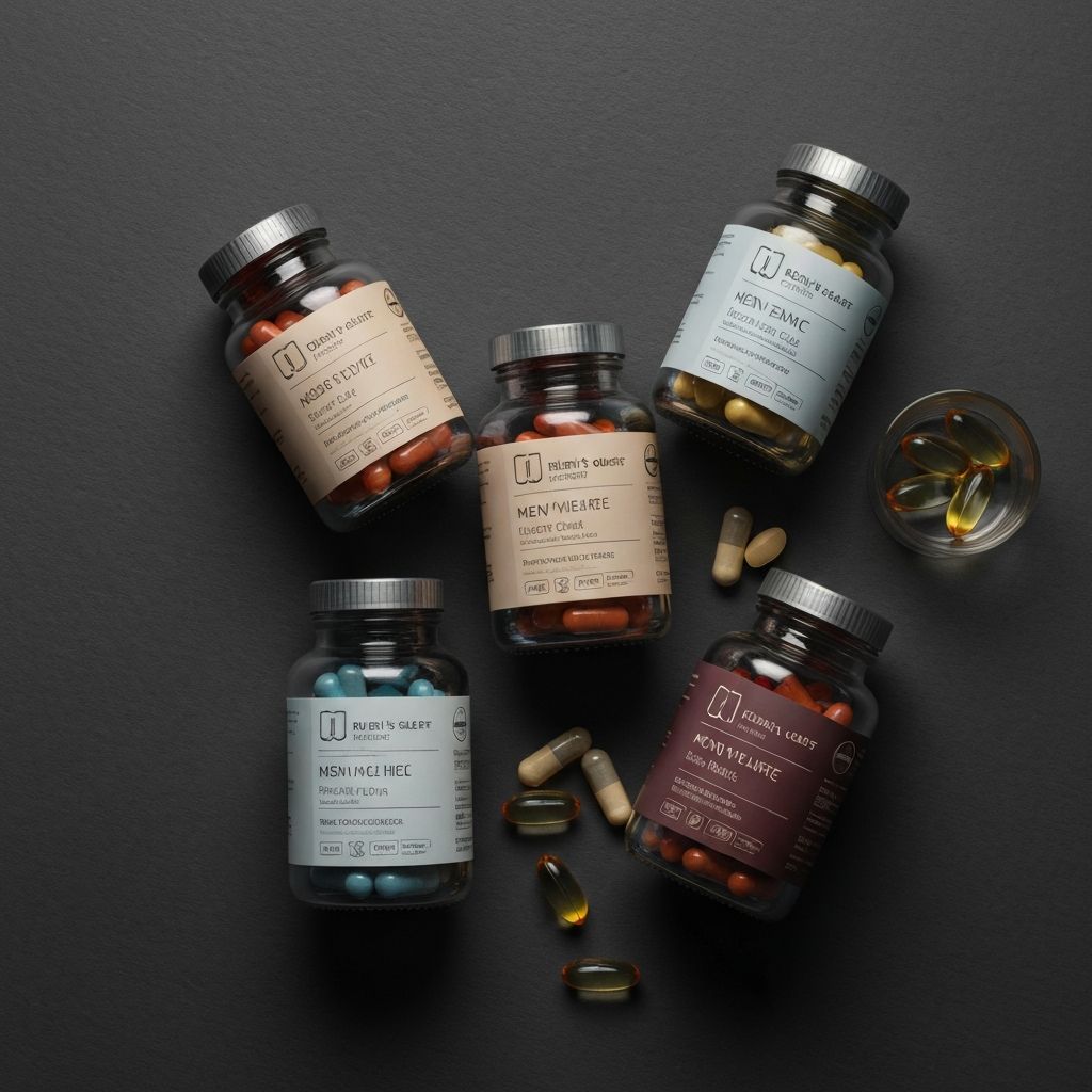 Men's health and wellness vitamins