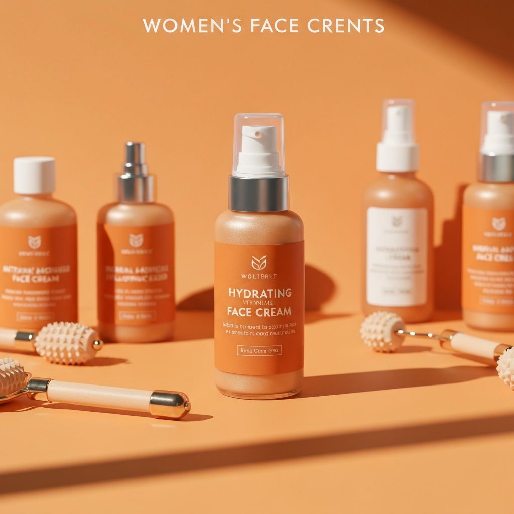 Hydrating women's face cream